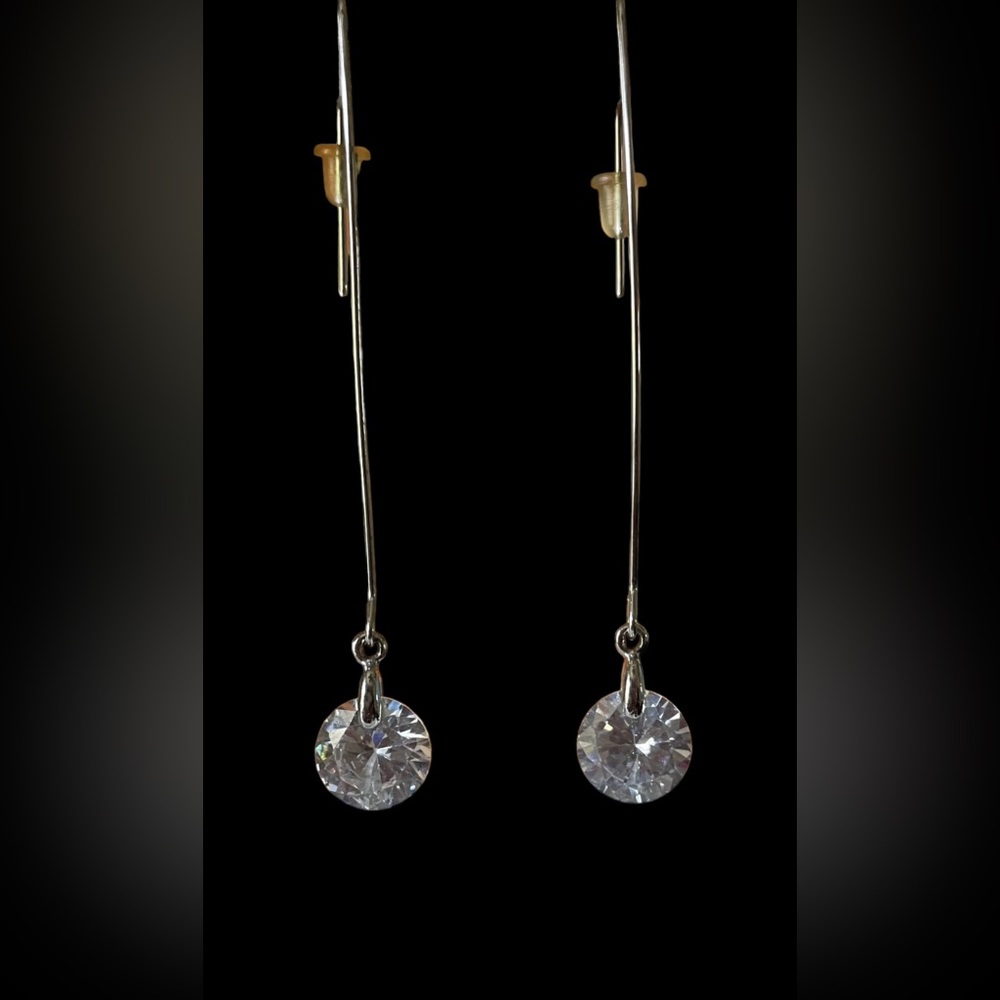 CZ Drop Earrings